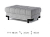 Pouf ottomano Savel Grigio (1)