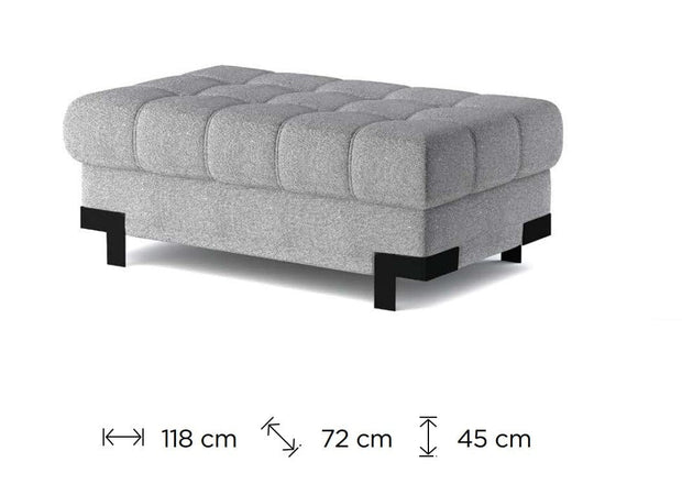 Pouf ottomano Savel Grigio (1)
