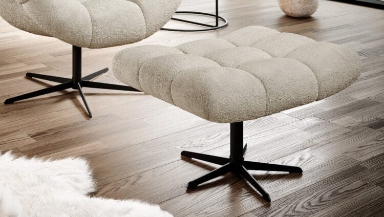 Pouf ottomano Sensiv Avorio