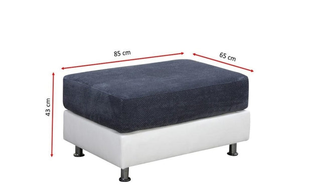 Pouf ottomano Univer Grigio (1)