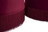 Puff/Contenitore Lines New Coppia Bordeaux cm Ø 71x41-55x33 (7)