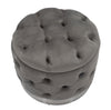 Puff Contenitore Rich Grigio cm Ø 55x42 (3)