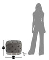 Puff Contenitore Rich Grigio cm Ø 55x42 (7)