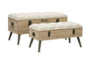 Puff/Contenitore Tirana Coppia cm 102x43,5x49,5 - 82x36x37