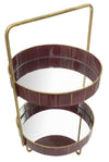 S/Tasche Double Glam Bordeaux cm 36,5x34,5x56,5 (1)