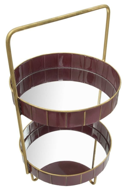 S/Tasche Double Glam Bordeaux cm 36,5x34,5x56,5 (1)