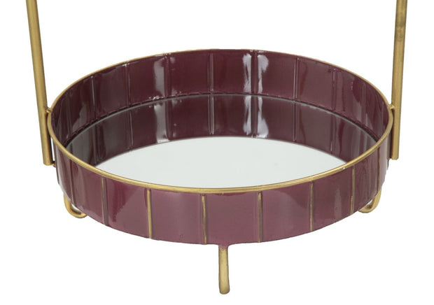 S/Tasche Double Glam Bordeaux cm 36,5x34,5x56,5 (3)