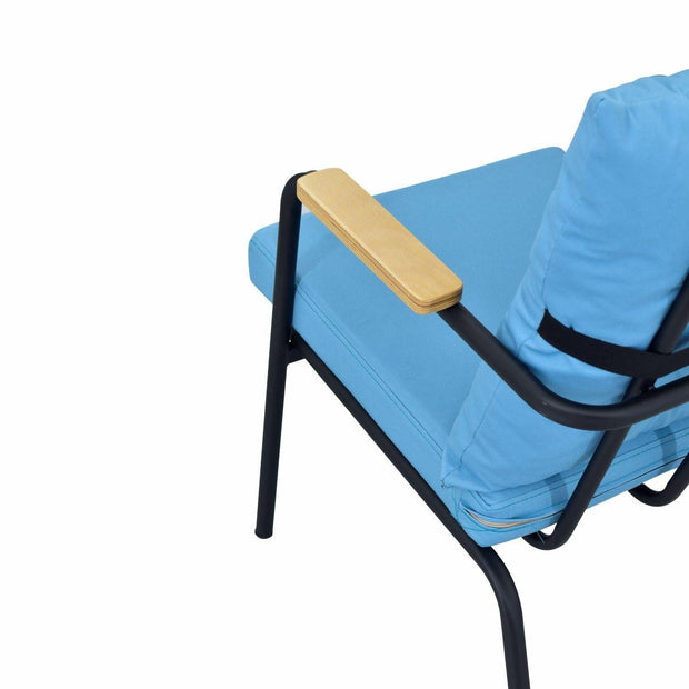 Salotto da giardino 4 posti Beymen Blu (5)