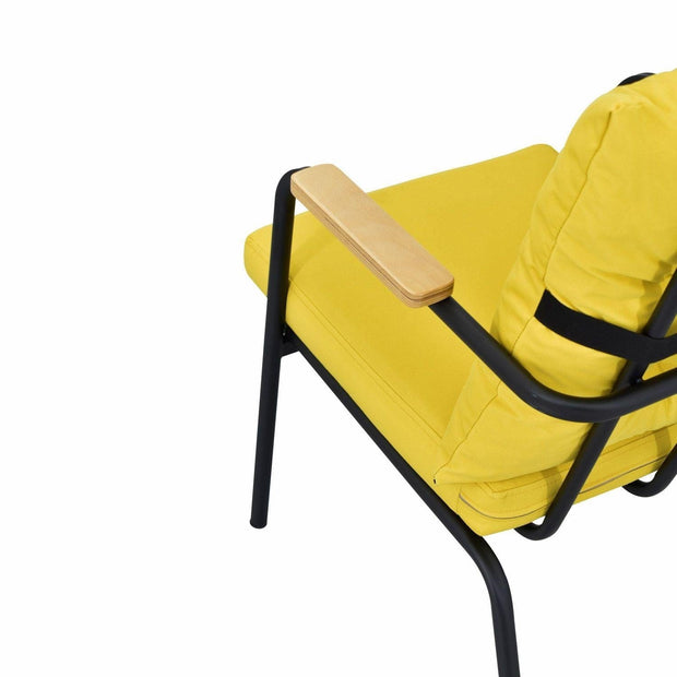 Salotto da giardino 4 posti Beymen Giallo (3)