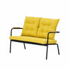 Salotto da giardino 4 posti Beymen Giallo (4)