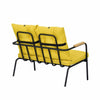 Salotto da giardino 4 posti Beymen Giallo (5)