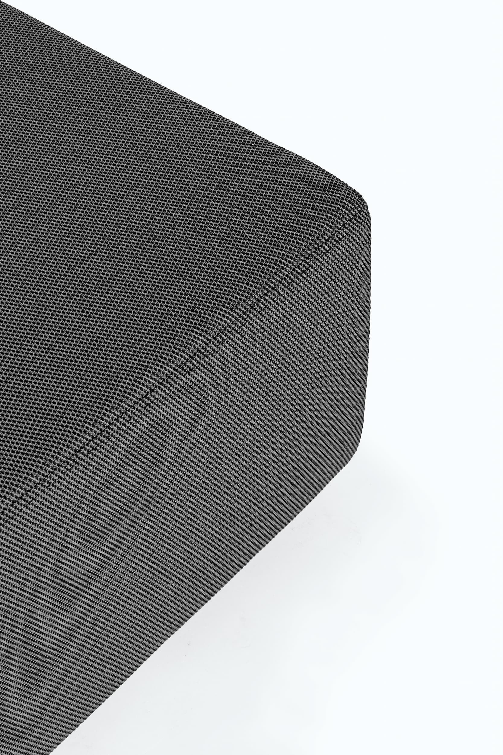 Bizzotto Salotto da giardino modulare 5 posti con pouf Piper Antracite