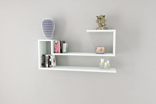 Scaffale da muro Airy Bianco