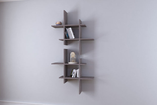 Scaffale da muro Bend Grigio