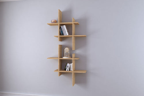 Scaffale da muro Bend Marrone