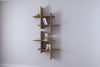Scaffale da muro Bend Noce