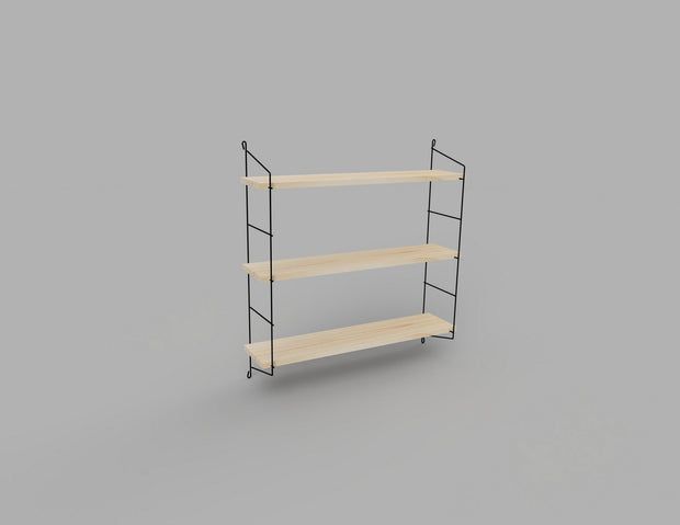 Scaffale da muro Bino Nero