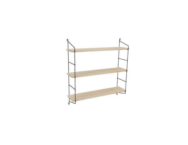 Scaffale da muro Bino Nero (3)