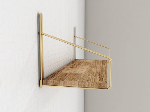 Scaffale da muro Bino Oro (1)