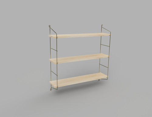 Scaffale da muro Bino Oro