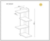Scaffale da muro Corner Grigio (2)