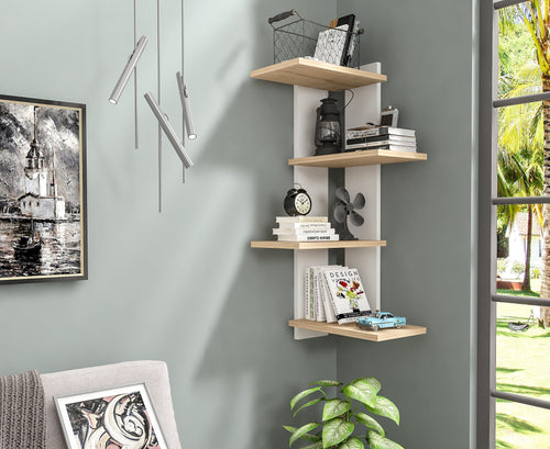Scaffale da muro Corner Marrone