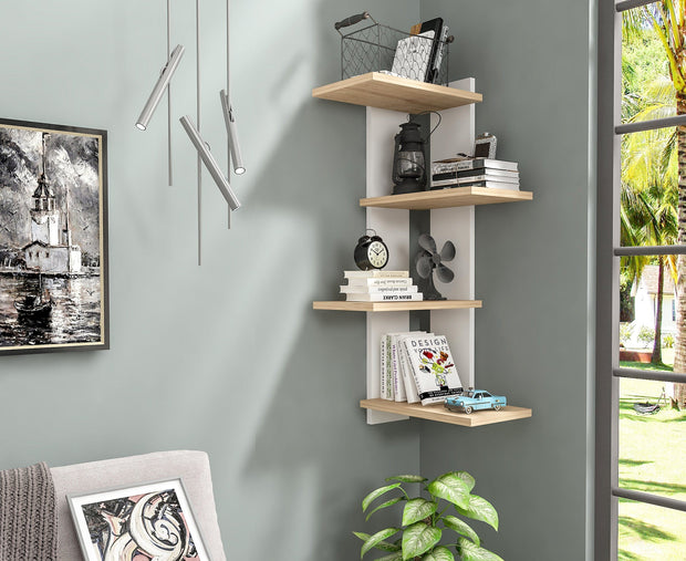 Scaffale da muro Corner Marrone