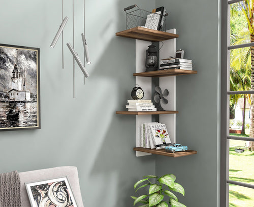 Scaffale da muro Corner Marrone