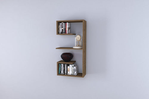 Scaffale da muro Couple Noce