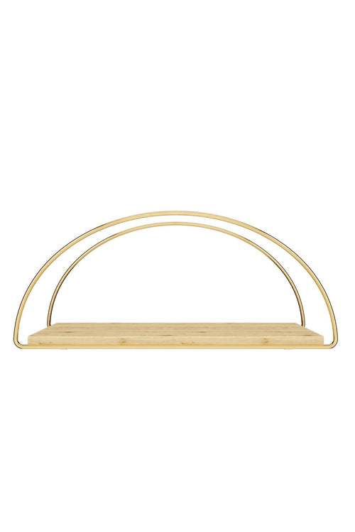 Scaffale da muro Ellipsis Oro