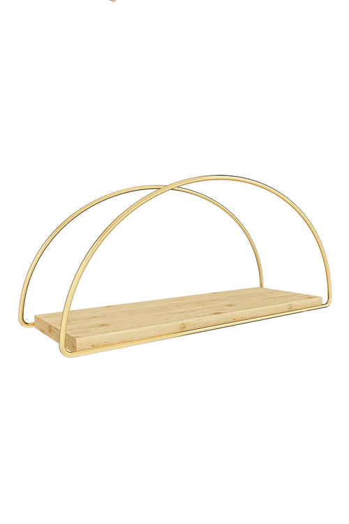 Scaffale da muro Ellipsis Oro (1)