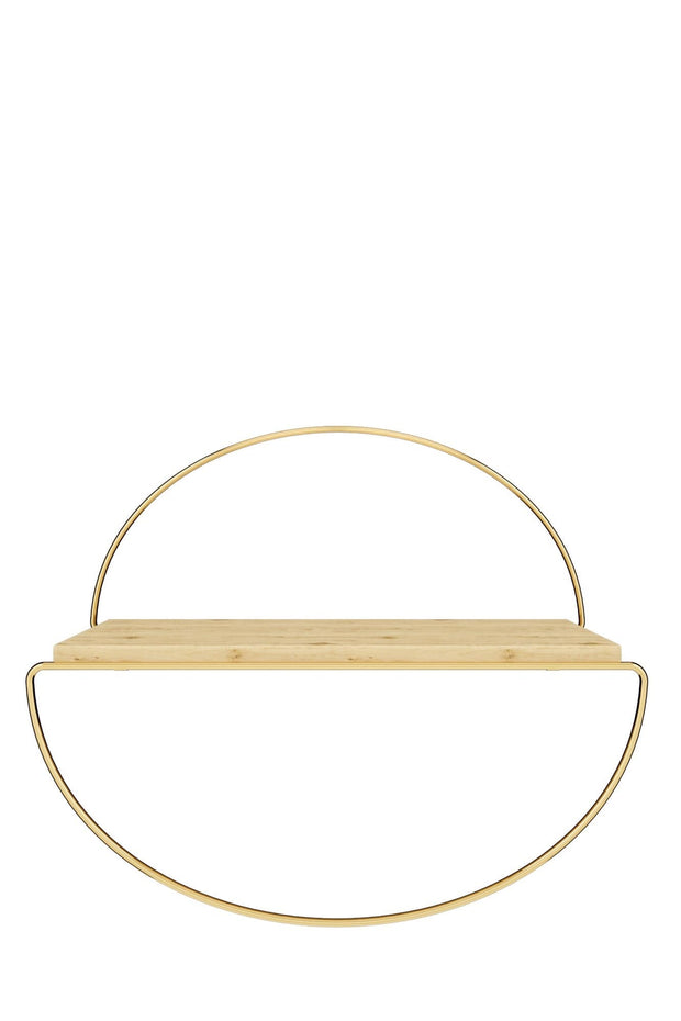 Scaffale da muro Ellipsis Oro (2)
