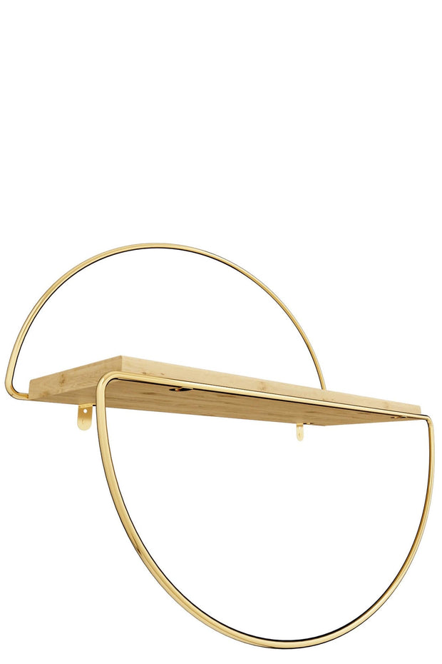 Scaffale da muro Ellipsis Oro (3)