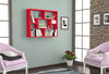 Scaffale da muro Frodor Rosso