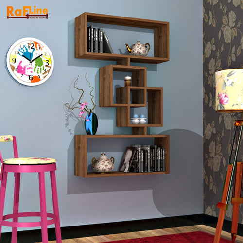 Scaffale da muro Harmony Marrone