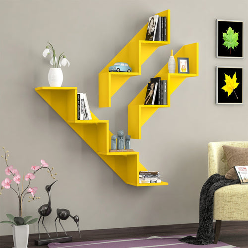 Scaffale da muro Keen Giallo
