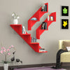 Scaffale da muro Keen Rosso