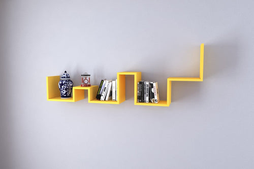 Scaffale da muro Ladder Giallo