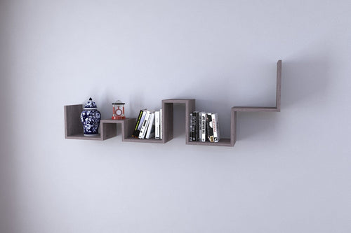 Scaffale da muro Ladder Grigio