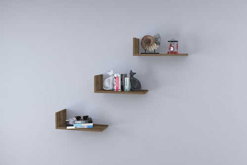 Scaffale da muro Legnart Marrone