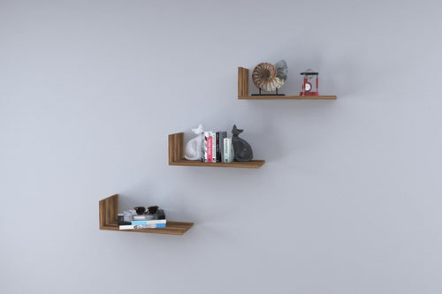 Scaffale da muro Legnart Marrone