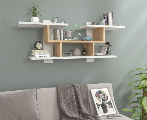 Scaffale da muro Mint Marrone