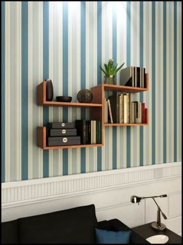 Scaffale da muro Plus Marrone