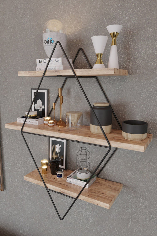 Scaffale da muro Prism Nero