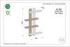 Scaffale da muro Slim Rosso (1)