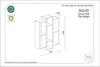 Scaffale da muro Solid Bianco (1)