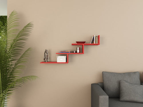 Scaffale da muro Support Rosso