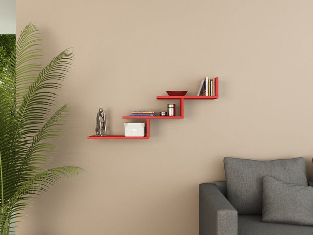 Scaffale da muro Support Rosso