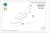 Scaffale da muro Support Rosso (1)