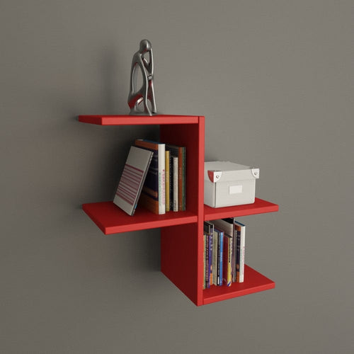 Scaffale da muro Swan Rosso